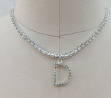 Custom silver tennis personalized name choker – Jewelry Gift Ideas — 10
