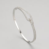 S925 Sterling Silver Bracelet Diamond Geometric – Jewelry Gift Ideas — 5