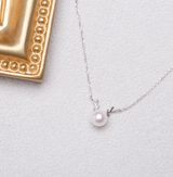 Pearl minimalist clavicle necklace s925 tremella – Jewelry Gift Ideas — 3