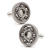Tungsten Steel Black Cufflinks with Bead – Special Occasion Gifts — 5