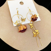 Temperament Long Asymmetric Butterfly Earrings – Unique Gift Ideas — 5