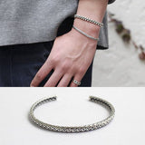 925 Sterling Silver Woven Pattern Adjustable – Jewelry Gift Ideas — 7