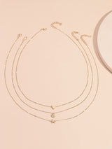 Fold Wear Simple Love Pendant Star Necklace – Jewelry Gift Ideas — 4