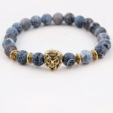 Natural Stone Owl Head Yoga Bracelet – Jewelry Gift Ideas — 9