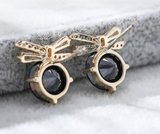 Individual black earrings – Holiday Gift Ideas — 4