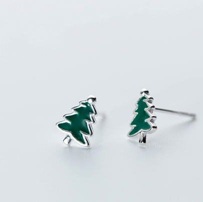 Christmas tree stud earrings – Everyday Gifts — 1