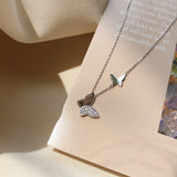 925 Silver Butterfly Necklace And Clavicle Chain – Jewelry Gift Ideas — 4