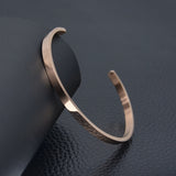 Fashion Pure Color C-type Titanium Steel Bracelet – Stylish Gifts — 4