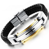 Cross stainless steel bracelet – Jewelry Gift Ideas — 1