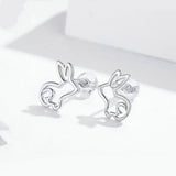 Bunny s925 Sterling Silver Earrings Women – Gifts for Her — 4