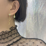Round Beads Hetian Jade Hanging Earrings – Thoughtful Gifts — 7