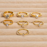 Zircon Gold Ring For Women – Gifts for Her — 8