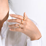 Zircon Gold Ring For Women – Gifts for Her — 4