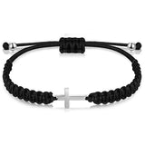 Cross Pendant Hand-woven Adjustable Milan Rope – Jewelry Gift Ideas — 3