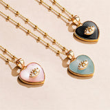 Heart-shaped Oil Drop Eye Pendant Vintage – Jewelry Gift Ideas — 6