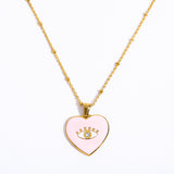Heart-shaped Oil Drop Eye Pendant Vintage – Jewelry Gift Ideas — 7