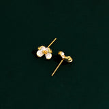Vintage Flower Earrings Hong Kong Style French Style – Stylish Gifts — 7
