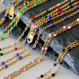 Colored Drip Glaze Beanie Necklace For Women – Jewelry Gift Ideas — 4