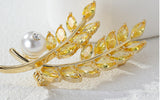 High-grade Leaf Pearl Brooch For Women – Jewelry Gift Ideas — 5