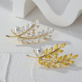 High-grade Leaf Pearl Brooch For Women – Jewelry Gift Ideas — 11
