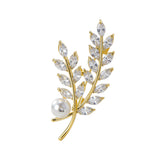 High-grade Leaf Pearl Brooch For Women – Jewelry Gift Ideas — 9