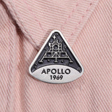 Commemorative Brooch Apollo Successful Moon Landing – Stylish Gifts — 11