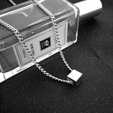 Three-dimensional Small Square Pendant Necklace – Jewelry Gift Ideas — 2