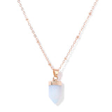 Natural Stone Pendant Necklace Women – Jewelry Gift Ideas — 11