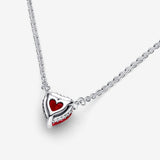 Shining Halo Heart-shaped Pendant Clavicle Chain – Jewelry Gift Ideas — 8