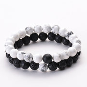 Classic Black Matte Green Malachite Bracelets – Jewelry Gift Ideas — 3