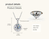 Female Design Sense Moissanite Pendant Necklace – Jewelry Gift Ideas — 6