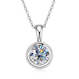 Female Design Sense Moissanite Pendant Necklace – Jewelry Gift Ideas — 10