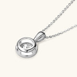 Female Design Sense Moissanite Pendant Necklace – Jewelry Gift Ideas — 9