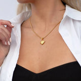 Simple And Caring Diamond Necklace – Jewelry Gift Ideas — 8