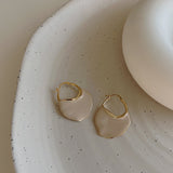 Irregular Dripping Metal Earrings All-match – Small Gift Ideas — 10