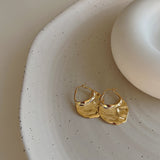 Irregular Dripping Metal Earrings All-match – Small Gift Ideas — 7