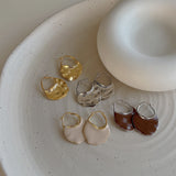 Irregular Dripping Metal Earrings All-match – Small Gift Ideas — 3