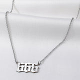 Stainless Steel Digital Choker Collarbone Chain – Thoughtful Gifts — 1