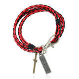 PU Woven Leather Cowhide Bracelet Double Ring – Jewelry Gift Ideas — 13