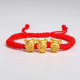 Wufu Niu Zodiac Year Braided Red String Bracelet – Jewelry Gift Ideas — 4