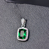 Fancy Diamond and Square Diamond Women's Pendant – Jewelry Gift Ideas — 6