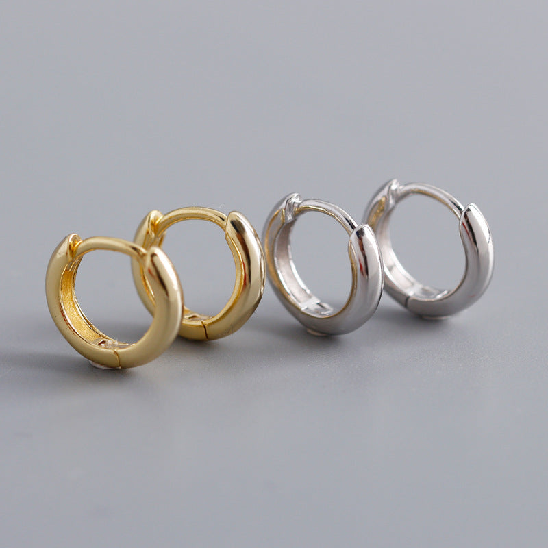 Round smooth earring – Jewelry Gift Ideas — 1