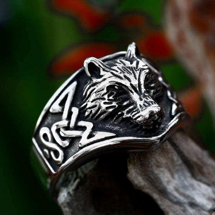 European And American Retro Wolf Head Ring – Everyday Gifts — 1