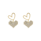 Women's Diamond Earrings With Love Temperament – Gifts for Her — 8