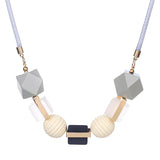 Colored wood pendant necklace – Jewelry Gift Ideas — 6