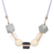 Colored wood pendant necklace – Jewelry Gift Ideas — 6