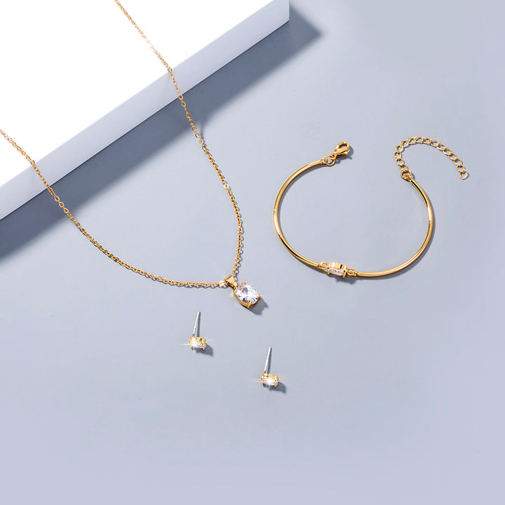 Fashion Necklace Earrings Bracelet Set of 3 – Jewelry Gift Ideas — 1