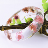Pink cosmos flower bracelet – Jewelry Gift Ideas — 3