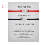 Wish card couple bracelets – Gifts for Couples — 4