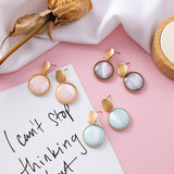Grain wafer geometric earrings – Thoughtful Gifts — 2